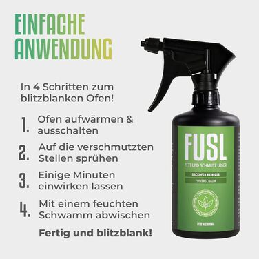 Засіб для миття духовок 500 мл FUSL