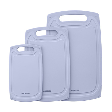 ARDESTO Gemini Кухонная Доска, 33x20x0.85см, Пластик, Серый