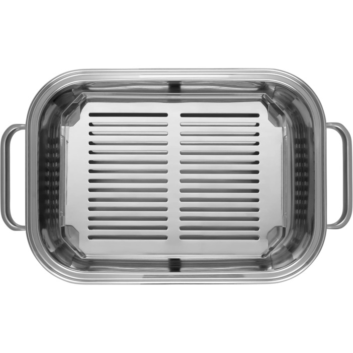 Жаровня 41 x 27 см с паровой корзиной и щипцами для спаржи Vitalis Aroma WMF