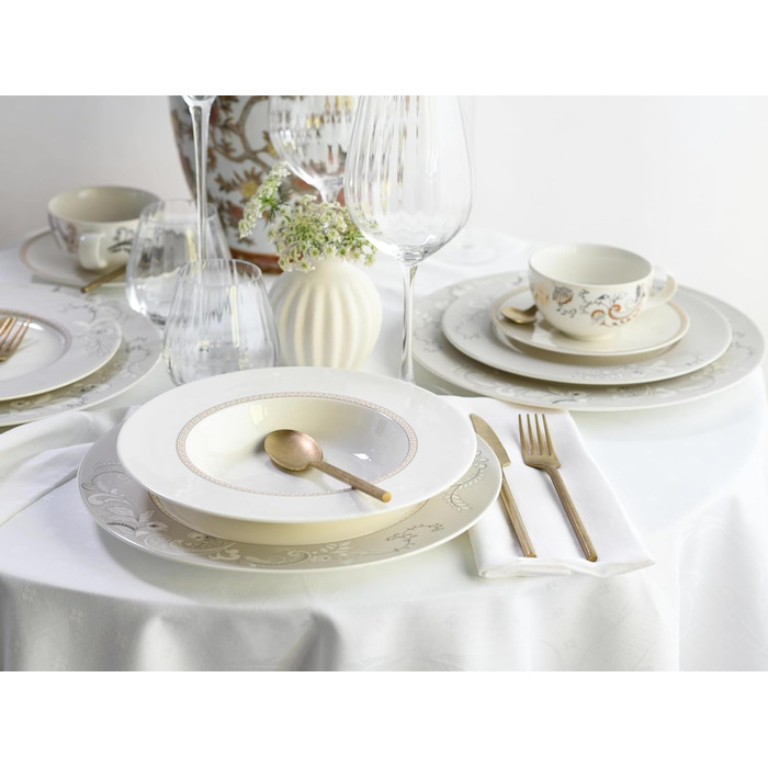 Набор посуду на 6 персон, 30 предметів, білий Palacio Creatable