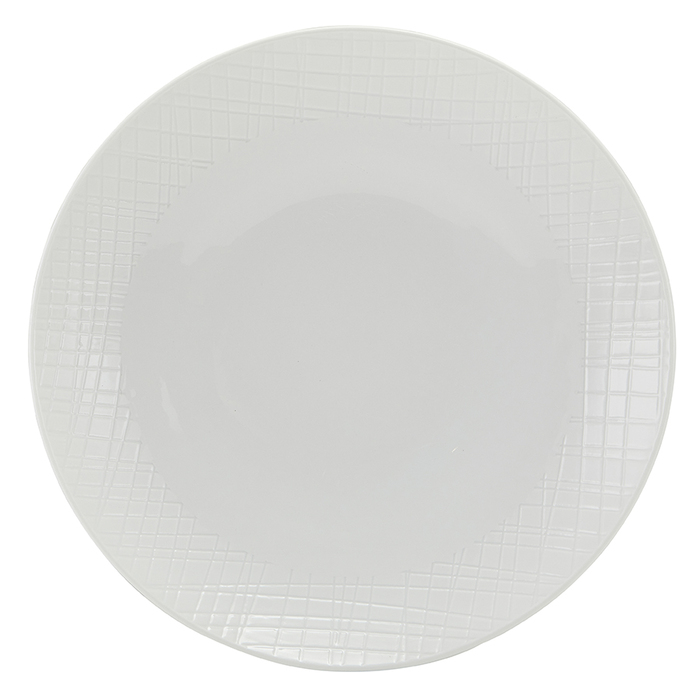 Тарелка глубокая 25 см, Incise Porcelain Lavara, GenWare