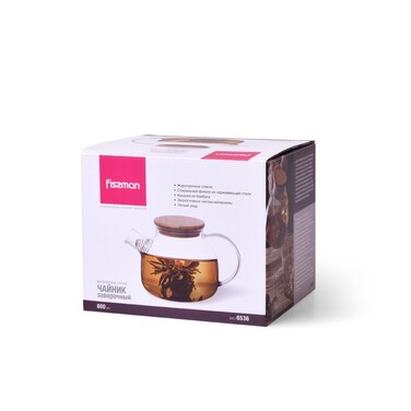 Чайник для заварювання 800 мл зі сталевим фільтром Fissman