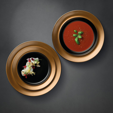 Набір тарілок BergHOFF GEM, чорний, 3 шт.