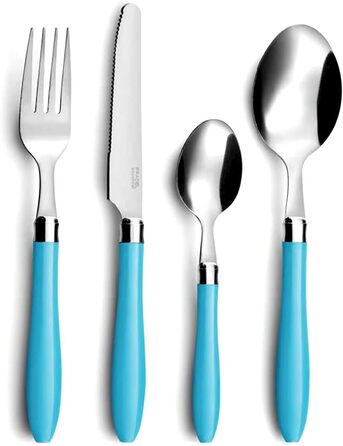 Набір столових приборів 16 шт., бірюзовий Amefa