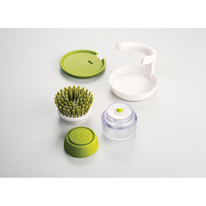 Щітка для миття посуду з дозатором миючого засобу сіра Palm Scrub Joseph Joseph