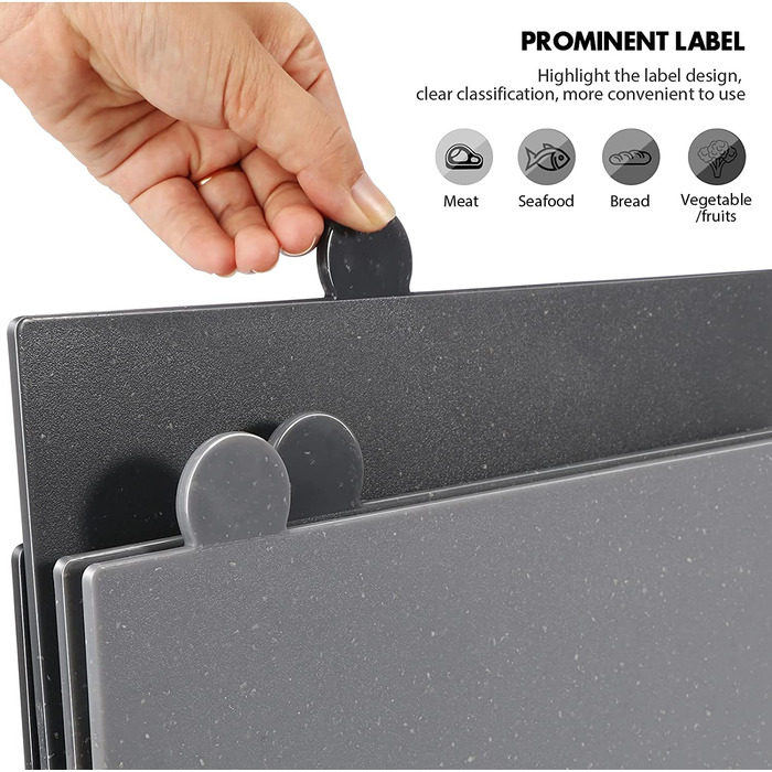 Обробна дошка, набір 4 предметів 35 x 26.5 см Milu