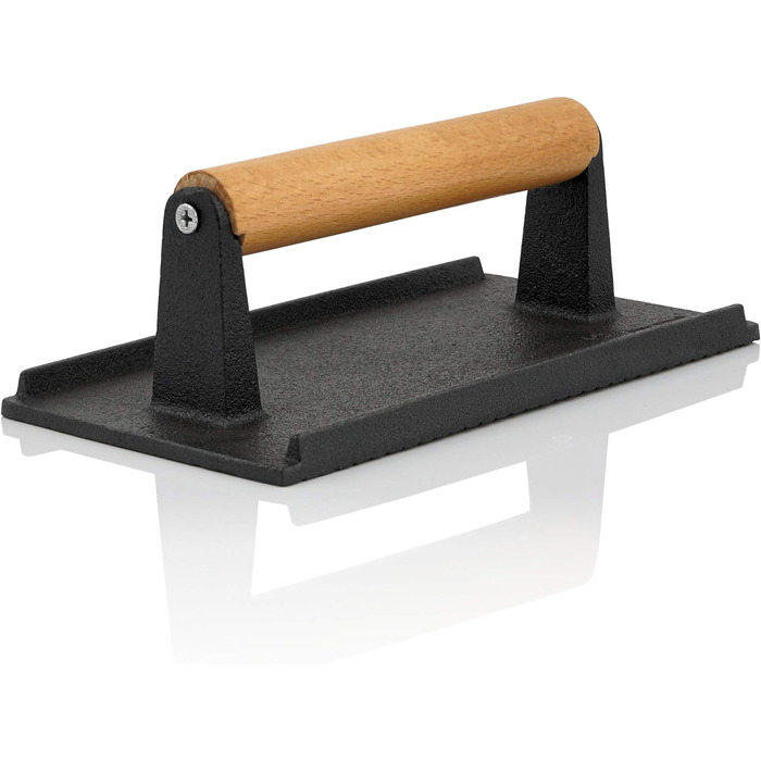 Прес для бургерів з дерев'яною ручкою 21 x 11 см BBQ-Toro