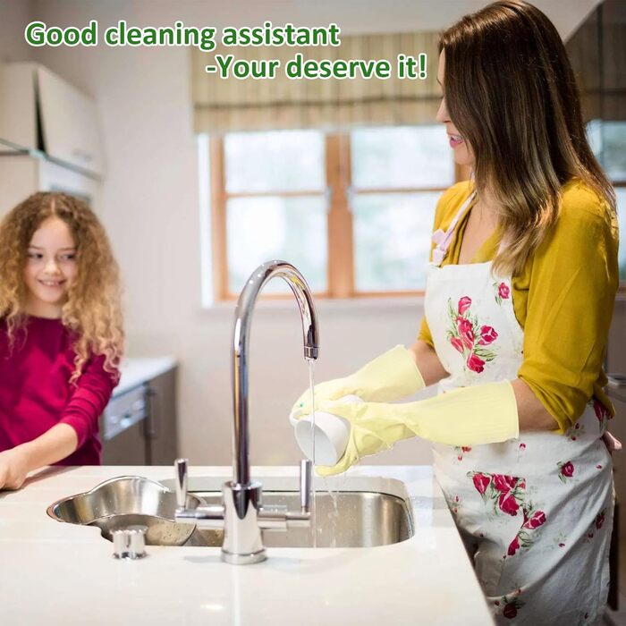 Перчатки для мытья посуды 3 пары 38 см WATUNID