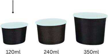 Набір паперові стаканчики для морозива 50 шт. 120 мл DeinPack