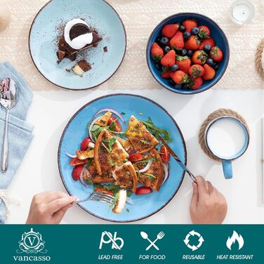 Комбінований набір посуду з кераміки із 16 предметів Navia vancasso