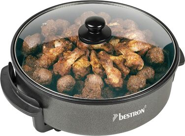 Электрическая сковорода со стеклянной крышкой Ø40см 1500 Вт Bestron