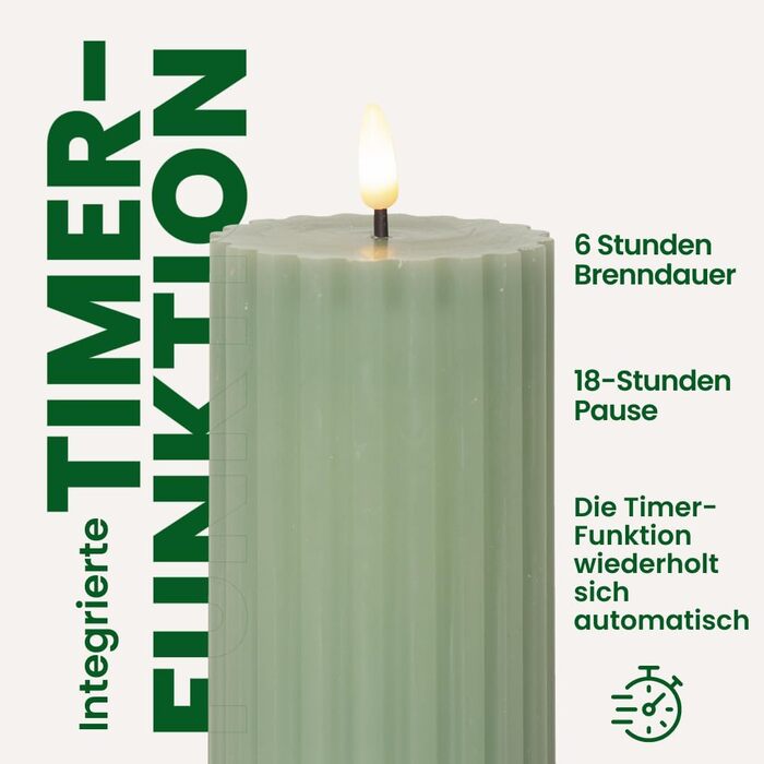 Світлодіодна свічка-стільник 15 x 7,5 см Star Trading