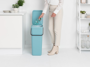 Відро для сміття 40 л м'ятне Sort&Go Brabantia