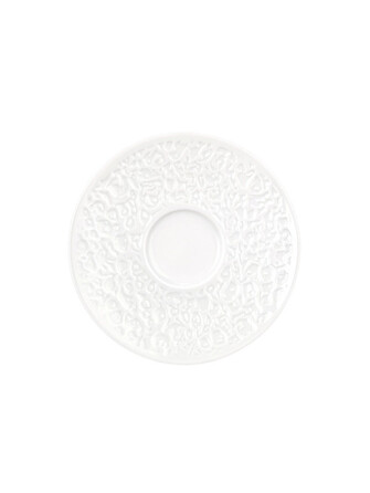 Блюдце комбинированное рельефное 13,5 см, белое Nori-Home Seltmann Weiden