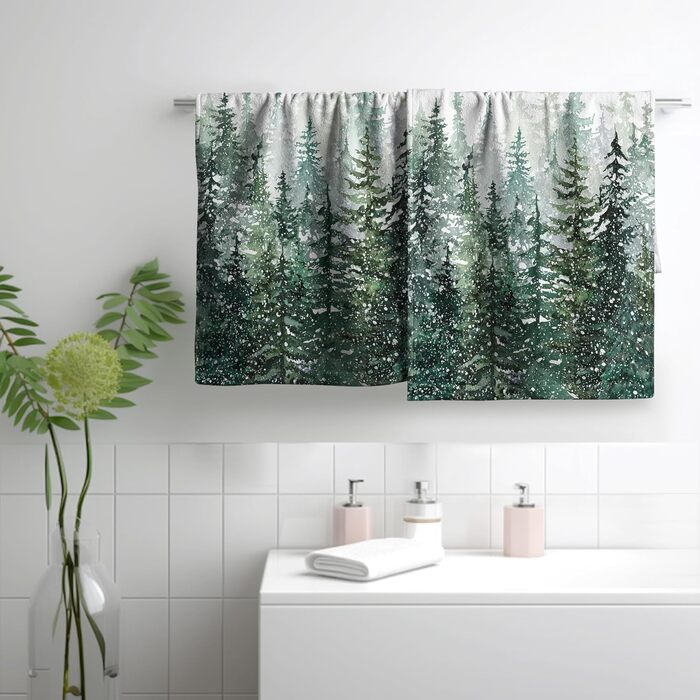 Різдвяні кухонні рушники Kwlegh, рушник для рук, різдвяна ялинка, цукерка-тростина, сніжинка, рушник для пальців, набір з 2 шт. , милий чоловічий банний рушник, високопоглинаючі рушники, 36 x (зимовий колір)