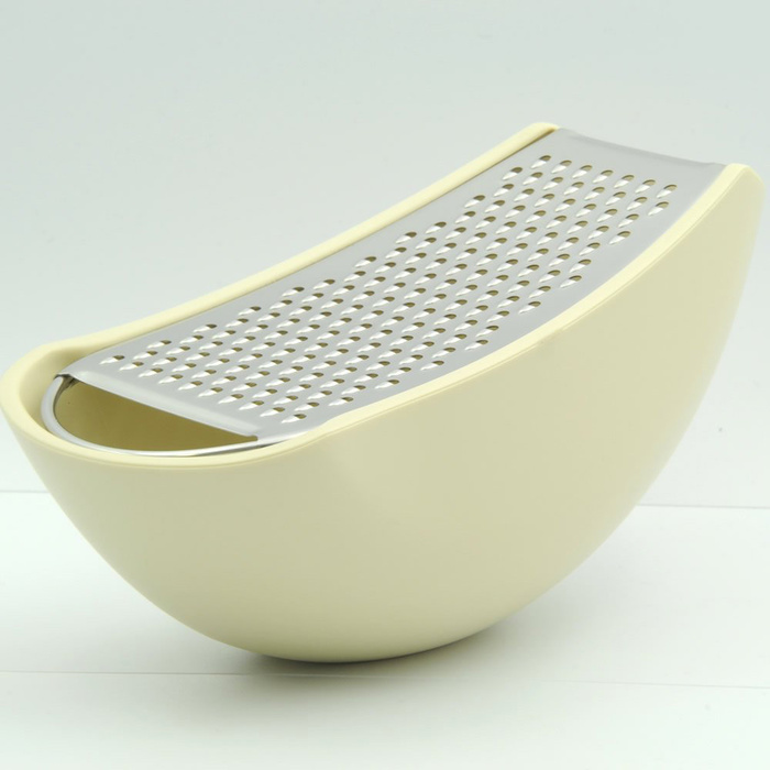 Терка 7,8х15,5х7,5 см слонова кістка Parmenide Alessi