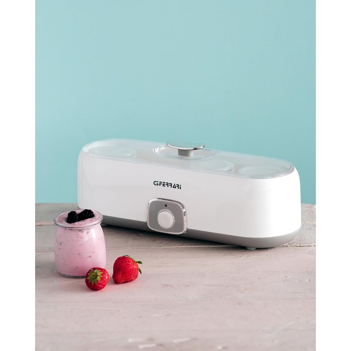 Йогуртница белая, 4 баночки 180 мл G3 Ferrari G10133 Ferment