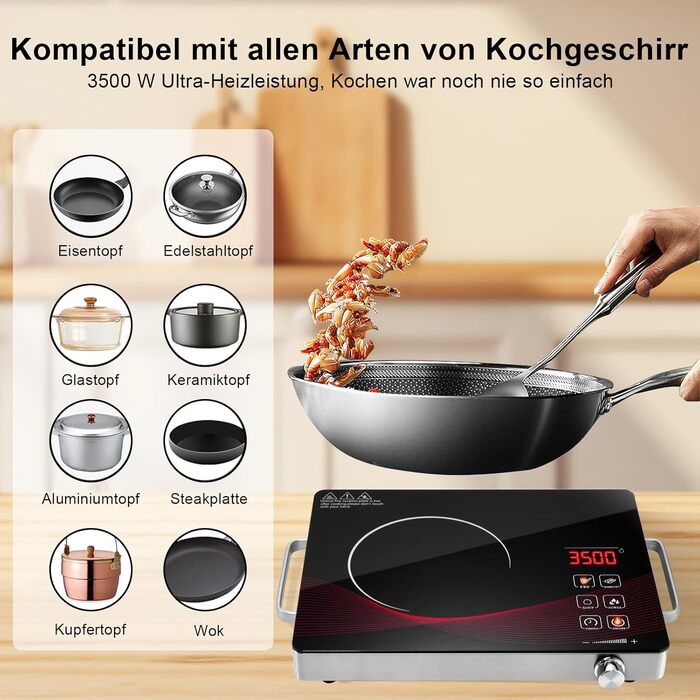 Індукційна варильна поверхня 3500 Вт Bellanny