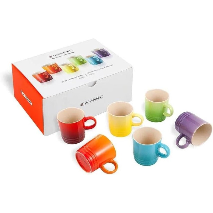 Набор из 6 кружек 350 мл, разноцветный Le Creuset