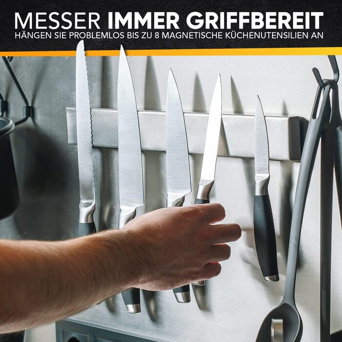 Магнитный держатель для ножей 40 см Sidorenko