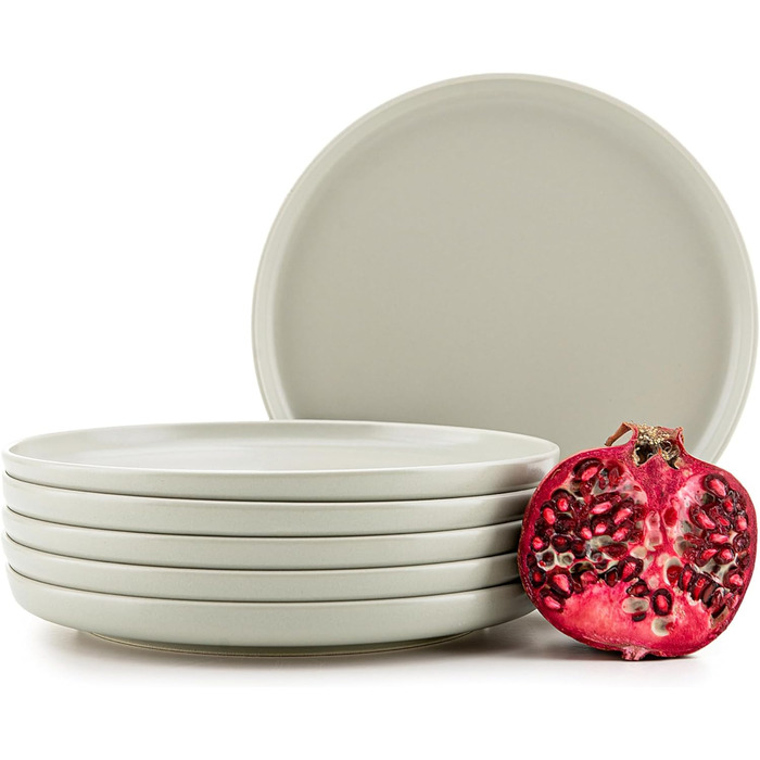 Тарілки для сніданку/десертні на 6 персон, 6 тарілок 20 см Konsimo