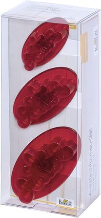 Набір штампів для тесту вигляді орнаменту, 3 предмета, RBV Birkmann