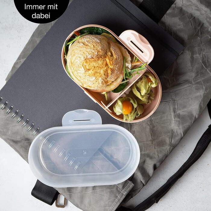 Набір дитячих ланч-боксів, 3 предмети, різнокольорові Moritz & Moritz