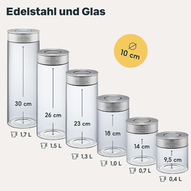 Набір для зберігання 12 предметів з кришкою SILBERTHAL