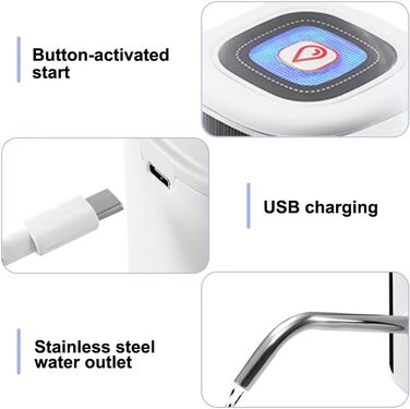 Диспенсер для води чорно-білий DONGKER