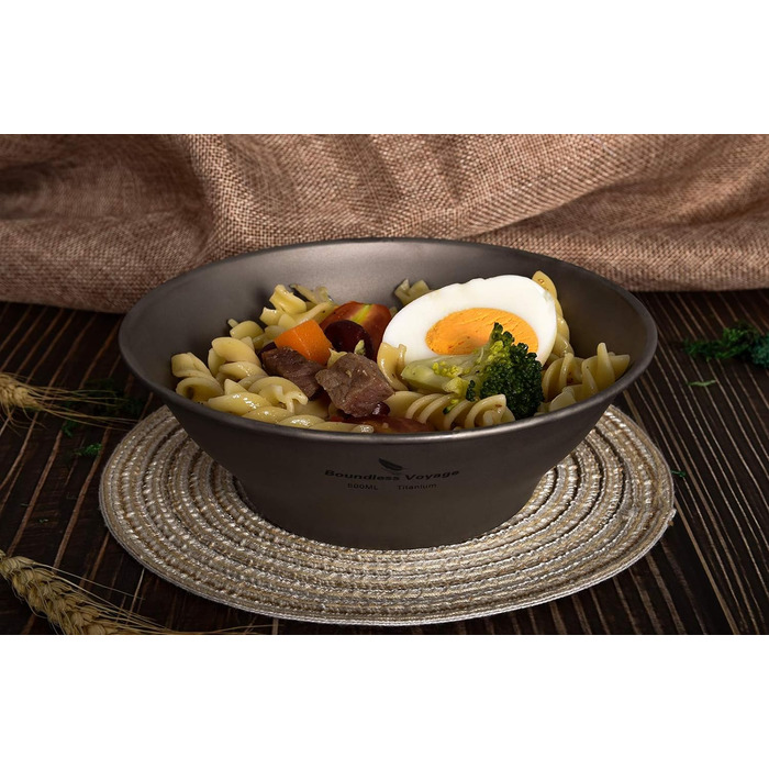 Мл Титановые миски Тарелка Сверхлегкая одностенная чаша Тарелка Наружная посуда для кемпинга Кухонная утварь с сумкой для переноски Ti1107T (Ti1106T-600 мл Миска), 800