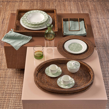 Тарелка суповая La Porcellana Bianca INTRIGO, фарфор, диам. 23,5 см