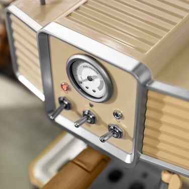 Кавомашина 1350 Вт, 20 бар Power Espresso 20 Tradizionale Light Yellow Cecotec