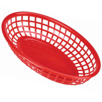 Корзинка, 23.5*15.4 см, красная, GenWare