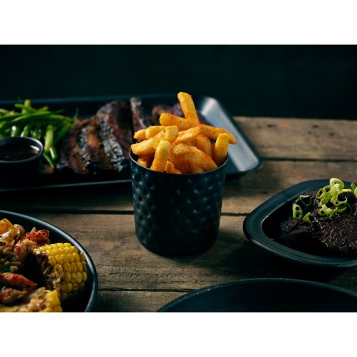 Склянка рельєфна сервірувальна, 8.5х8.5 см, 400 мл, Black Vintage Steel, GenWare