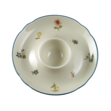 Підставка для яйця 13 см Streublume blauer Rand Marie-Luise Seltmann