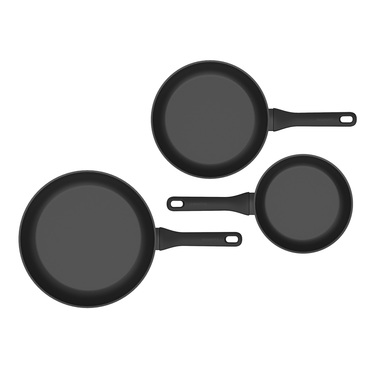 Набір сковорідок з антипригарним покриттям BergHOFF DiNA HELIX, діам. 20/24/28 см, 3 пр.