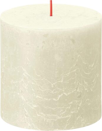 Свічка Bolsius Rustic Pillar XXL - 3 шт. и - 10 x 10 см - Декоративні побутові свічки - Час горіння 62 години - Без запаху - Містить натуральний рослинний віск - Без пальмової олії (слонова кістка)