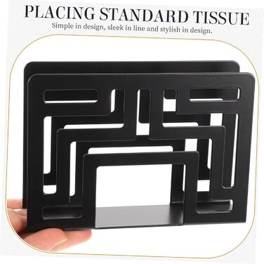 Современный металлический держатель для салфеток 12 х 8,5 см HOMSFOU