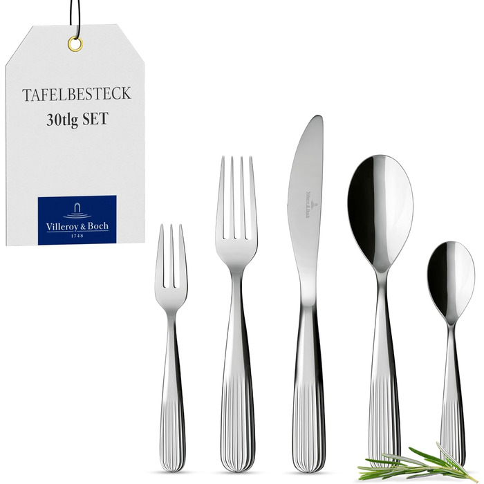 Набір столових приборів на 6 персон, 30 предметів Rose Garden Villeroy & Boch