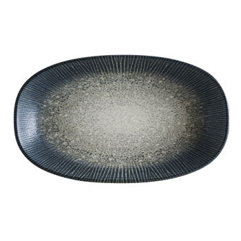 Тарілка овальна 24*14 см, синя, Arctic Gourmet, GenWare