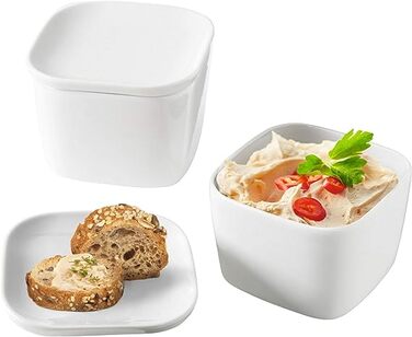 Набор форм для запекания 12 х 12 х 8 см, 4 предмета белый No Limits Seltmann