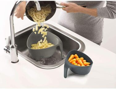 Набір друшляків, 2 предмети, сірий Nest Joseph Joseph