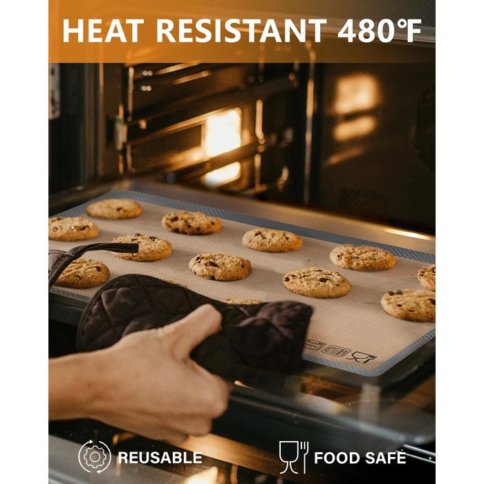 Силіконовий килимок для випічки 5 шт Sopito