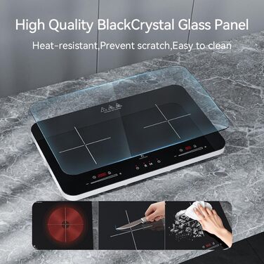 Індукційна варильна поверхня на 2 конфорки 3600 Вт COOKNANO