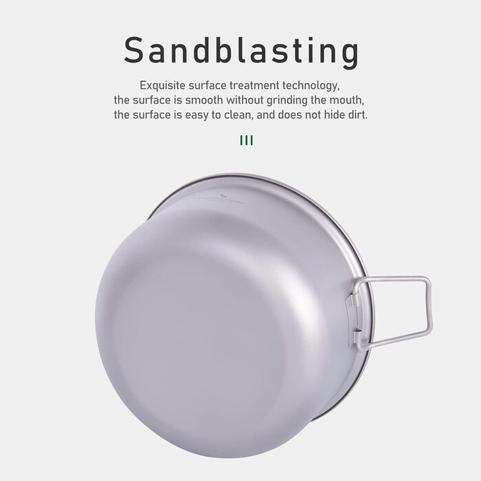 Портативний набір для пікніка 1.8 л. парова каструля та 1 л. каструля iBasingo