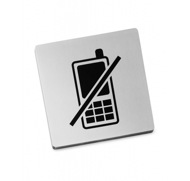 Табличка на дверь — Мобильные запрещены Indici Zack