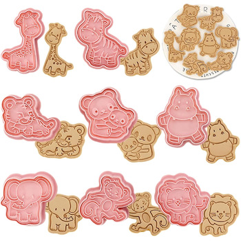 Набір формочок для печива WishesMar Різдвяний пряниковий будиночок, 18 шт. , формочки для печива, 3D мультяшна формочка для печива на зиму, свята - форми для печива з нержавіючої сталі для випічки, самостійного виготовлення, святкового декору (набір формо