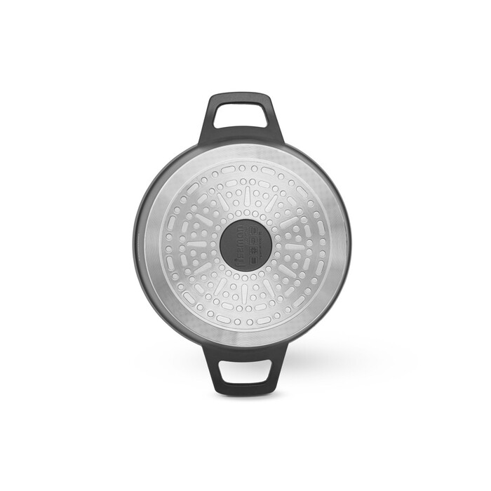Каструля Fissman FILOMENA 20x10,5 см 2,3 л зі скляною кришкою алюміній з антипригарним покриттям (14532)