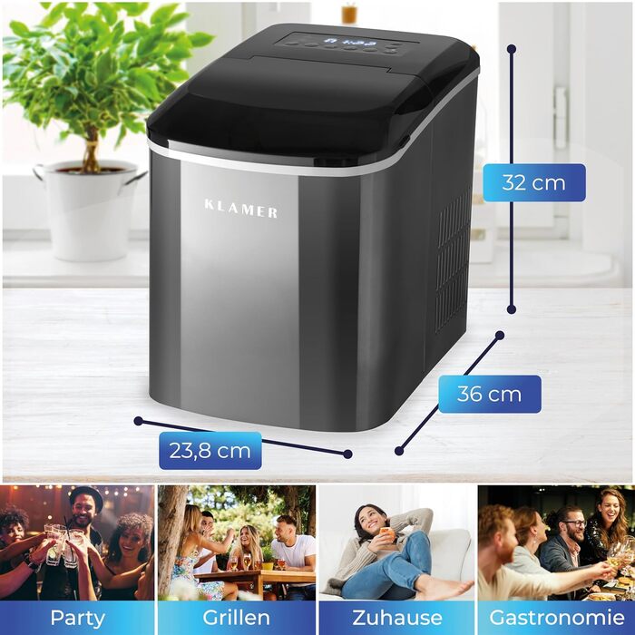 Льдогенератор 120 Вт черный Klamer