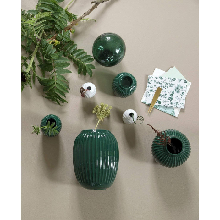 Ваза 13 см, зелена Hammershøi Kähler